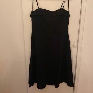 Banana Republic black strapless dress